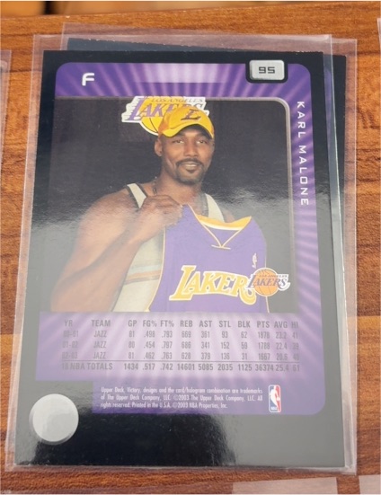 2003-04 Upper Deck Victory #95 Karl Malone — front