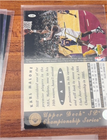 1995-96 SP Championship Series #107 Karl Malone — front