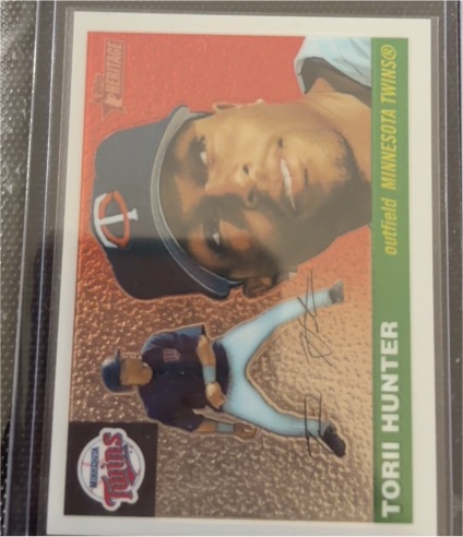 2004 Topps Heritage Chrome #53 Torii Hunter — front