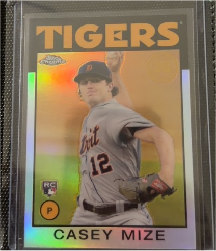 2021 Topps Chrome 1986 Topps Baseball #86BC-13 Casey Mize — front