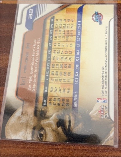 1999-00 Upper Deck MVP Karl Malone MVP Theatre Insert #M1 — front