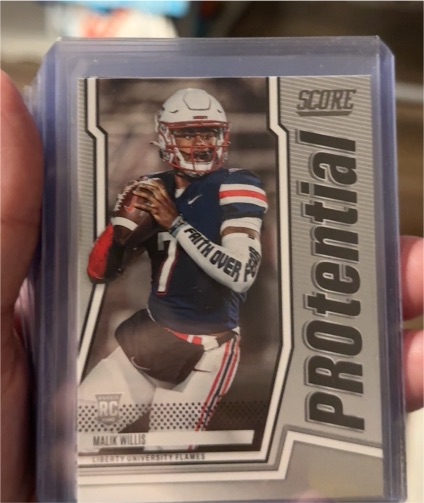 2022 Panini Score Protential #P-MW Malik Willis — front