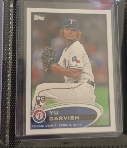 2012 Topps Update #US168 Yu Darvish Rookie Debut — front