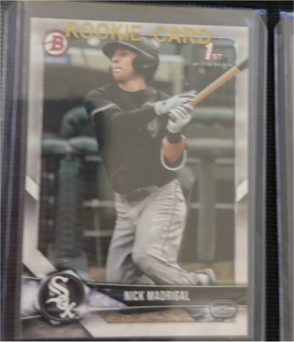 2018 Bowman Draft #BD-38 Nick Madrigal — front