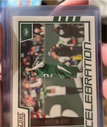 2022 Panini Score Celebration #C-ZW Zach Wilson — front