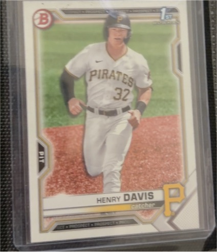 2021 Bowman Draft 1st Edition #BD-48 Henry Davis — front