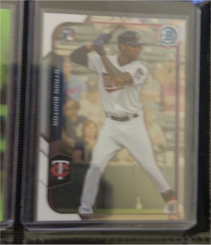 2015 Bowman Chrome #4 Byron Buxton — front