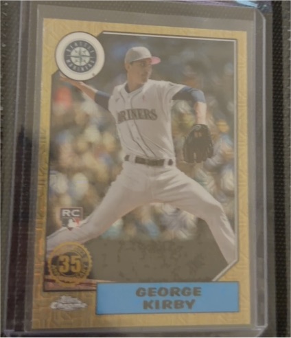 2022 Topps Update 1987 35th Anniversary #87TBU-36 George Kirby — front