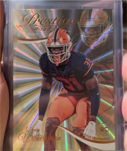 2023 Panini Prestige #329 Devon Witherspoon — front
