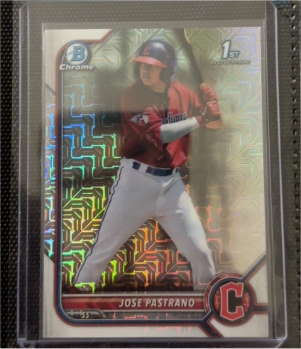 2022 Bowman Chrome #BCP-21 Jose Pastrano — front