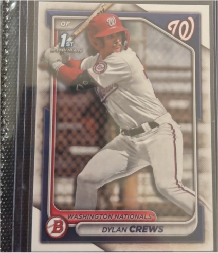 2024 Bowman #BP-23 Dylan Crews — front