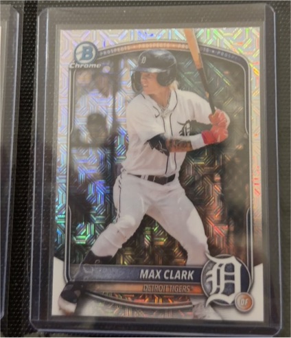 2025 Bowman Chrome #BCP-24 Max Clark — front