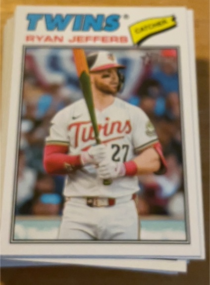 2026 Topps Heritage #226 Ryan Jeffers — front