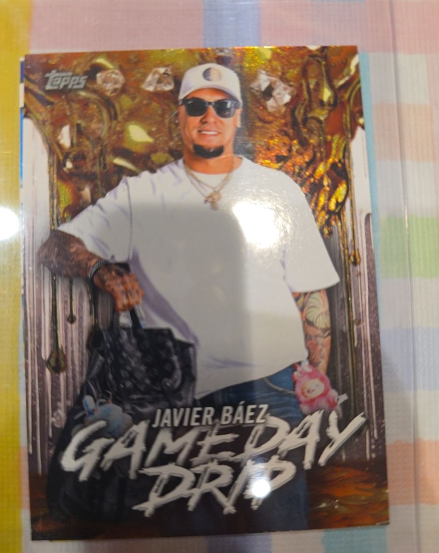 2026 Topps #GD-3 Javier Báez Gameday Drip — front