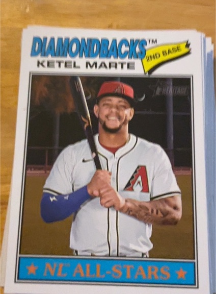 2026 Topps Heritage #220 Ketel Marte — front