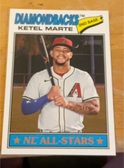 2026 Topps Heritage #220 Ketel Marte — front