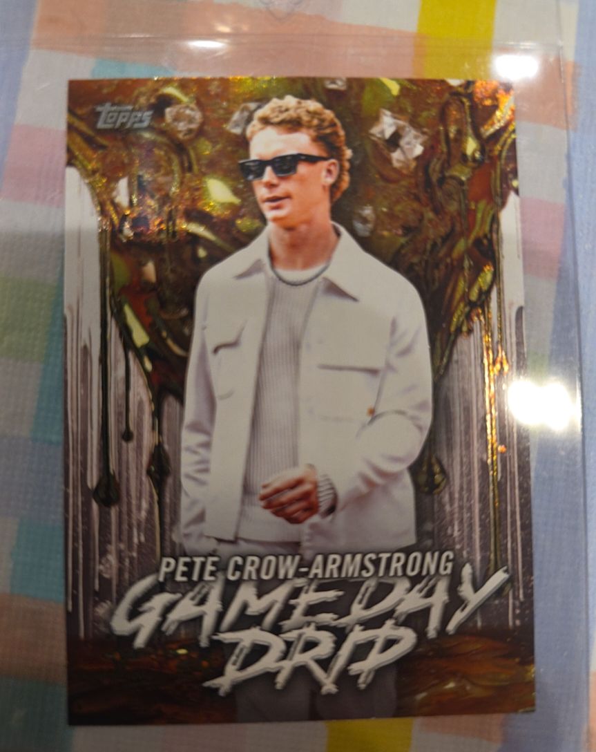 2026 Topps Series 1 #GD-4 Pete Crow-Armstrong Gameday Drip — front