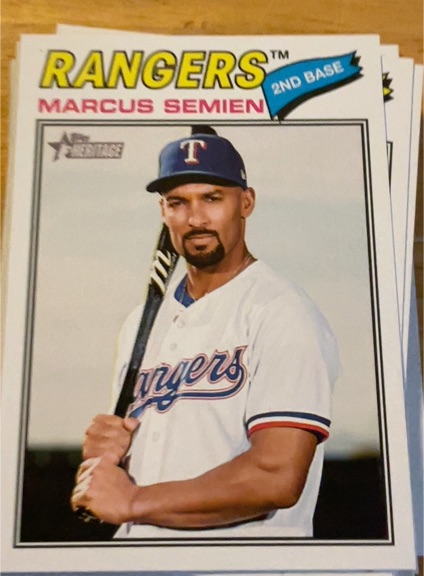 2026 Topps Heritage #366 Marcus Semien — front
