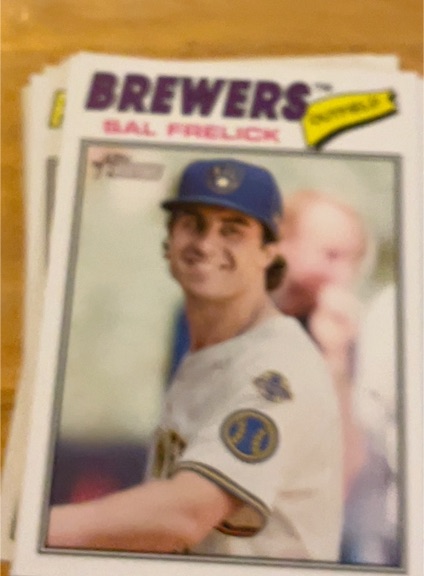2026 Topps Heritage #195 Sal Frelick — front