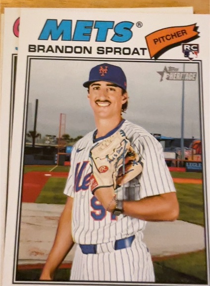 2026 Topps Heritage #118 Brandon Sproat — front
