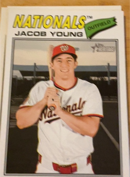 2026 Topps Heritage #279 Jacob Young — front