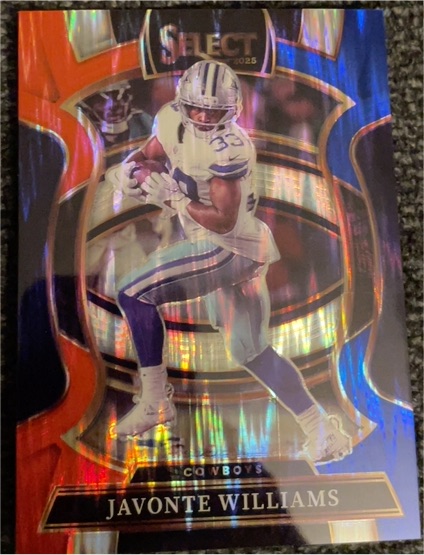 2025 Panini Select #97 Javonte Williams — front