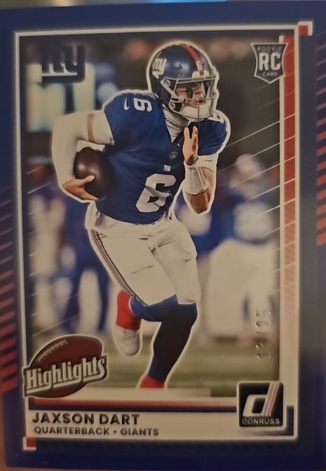 2025 Donruss The Rookies & Highlights #DRH-9 Jaxson Dart — front