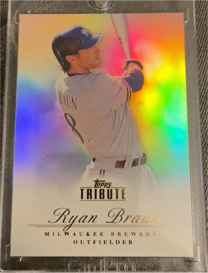 2012 Topps Tribute #7 Ryan Braun — front