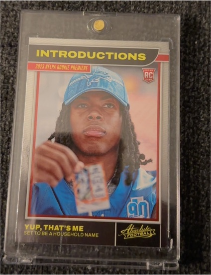 2023 Panini Absolute #4 Jahmyr Gibbs Yup, That's Me Introductions — front