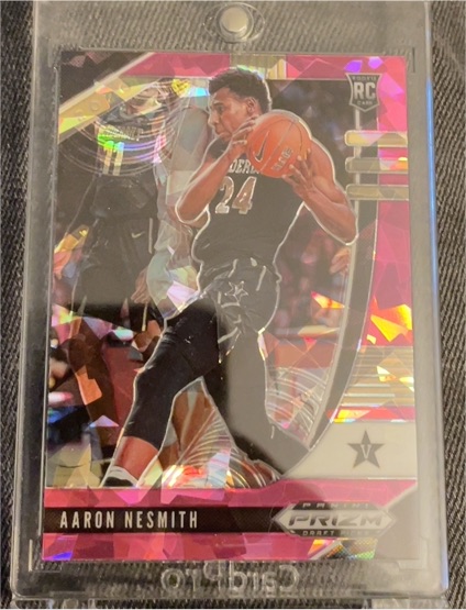 2020 Panini Prizm Draft Picks #55 Aaron Nesmith Pink Ice Rookie Card — front