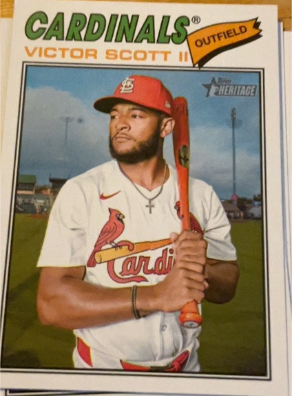 2026 Topps Heritage #318 Victor Scott II — front
