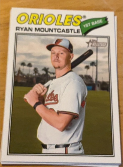 2026 Topps Heritage #131 Ryan Mountcastle — front