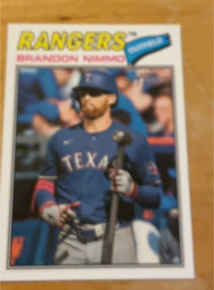 2026 Topps Heritage #119 Brandon Nimmo — front