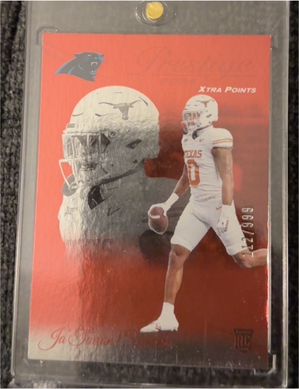 2024 Panini Prestige #358 Ja'Tavion Sanders Xtra Points Red — front