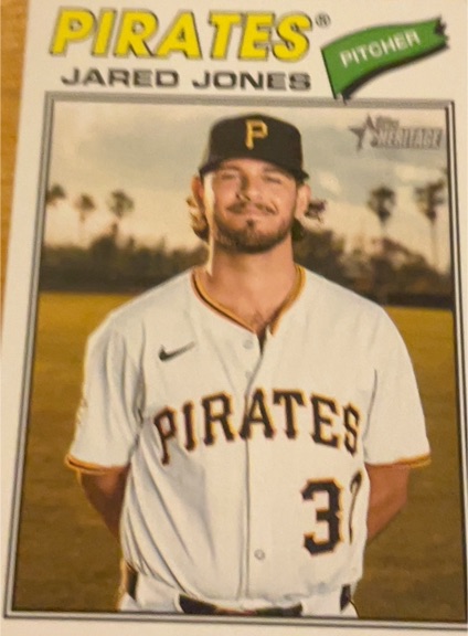 2026 Topps Heritage #141 Jared Jones — front