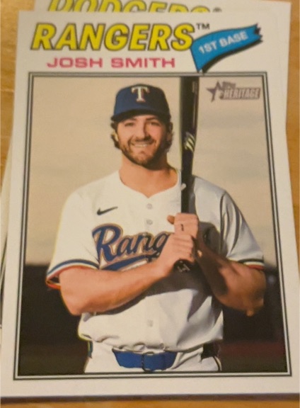 2026 Topps Heritage #301 Josh Smith — front