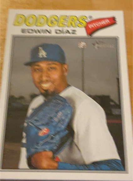 2026 Topps Heritage #36 Edwin Diaz — front
