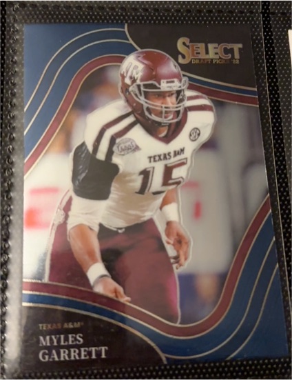 2022 Panini Select Draft Picks #152 Myles Garrett — front