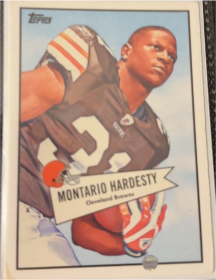 2010 Topps 1952 Bowman #52B-37 Montario Hardesty — front