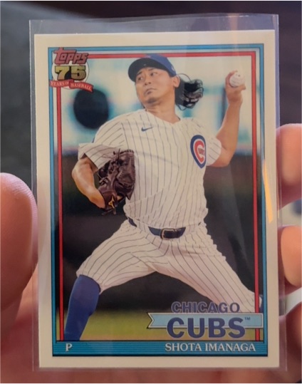 2026 Topps Series 1 1991 Topps Insert #T91-89 Shota Imanaga — front