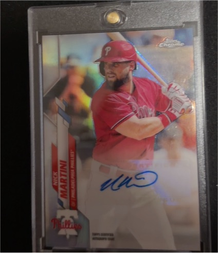 2020 Topps Chrome Update #USA-NM Nick Martini — front