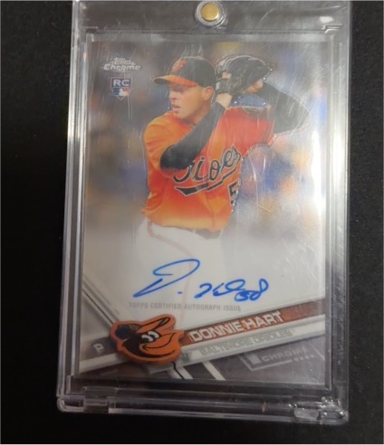 2017 Topps Chrome #RA-DH Donnie Hart — front