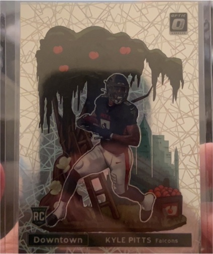 2021 Panini Donruss Optic Downtown #DT-13 Kyle Pitts — front