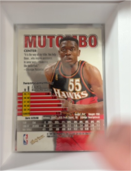 1996-97 SkyBox Premium #134 Dikembe Mutombo Atlanta Hawks — front