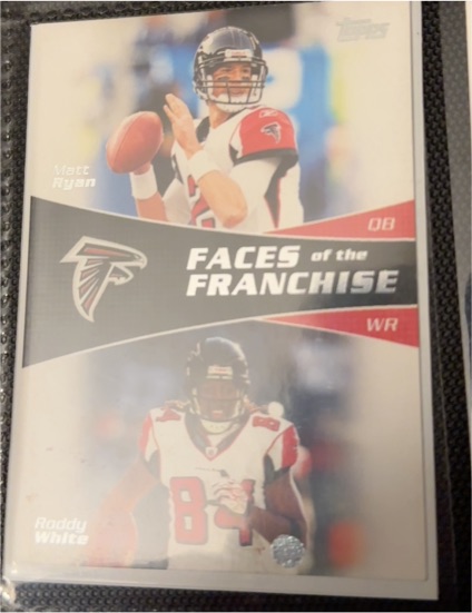 2011 Topps Faces of the Franchise #FF-RW Matt Ryan / Roddy White — front