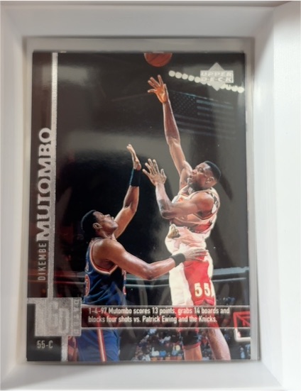 1997-98 Upper Deck #4 Dikembe Mutombo — front