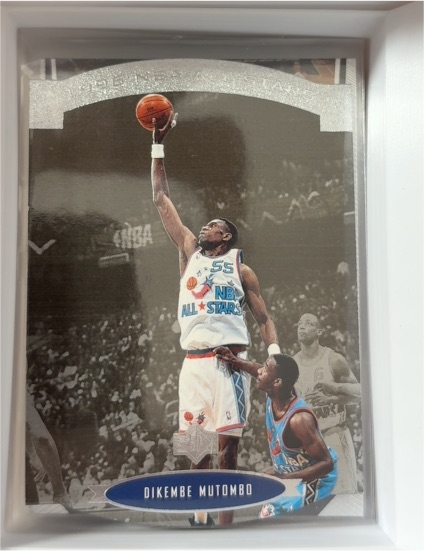 1995-96 Upper Deck SP NBA All-Stars Die-Cut #AS20 Dikembe Mutombo — front