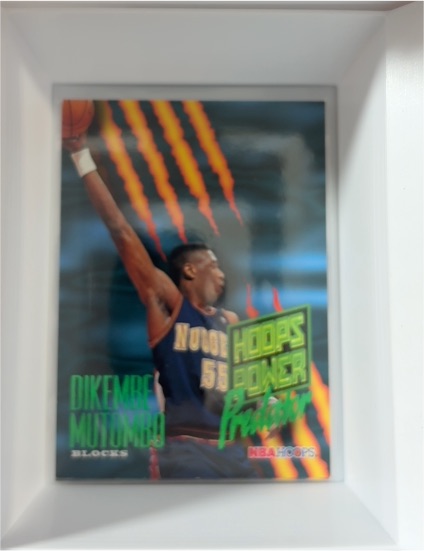 1994-95 NBA Hoops #P-2 Dikembe Mutombo Hoops Power Predator — front