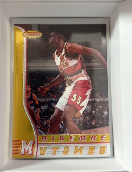 1996-97 Bowman's Best #61 Dikembe Mutombo — front