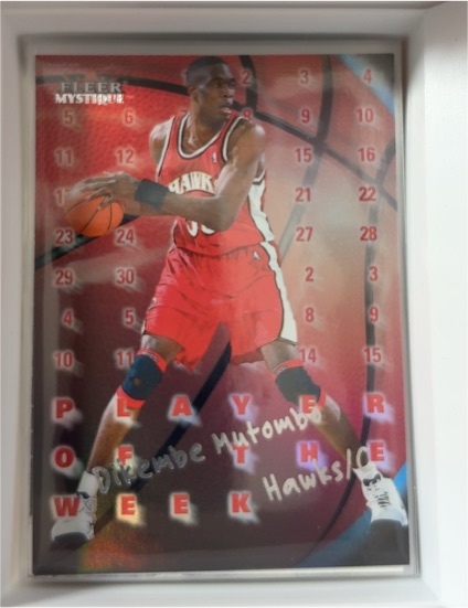 2000-01 Fleer Mystique Player of the Week #11PW Dikembe Mutombo — front